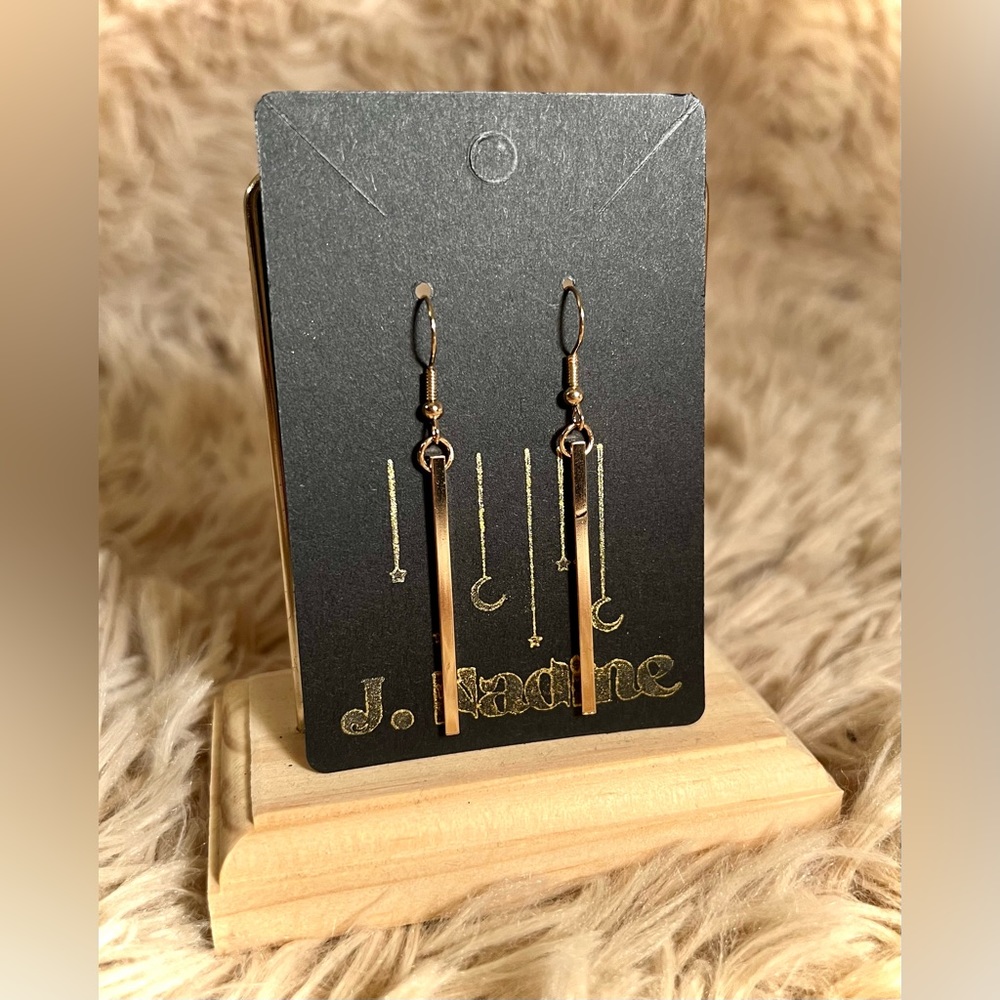 2 for $12 Gold Geometric Drop Earrings